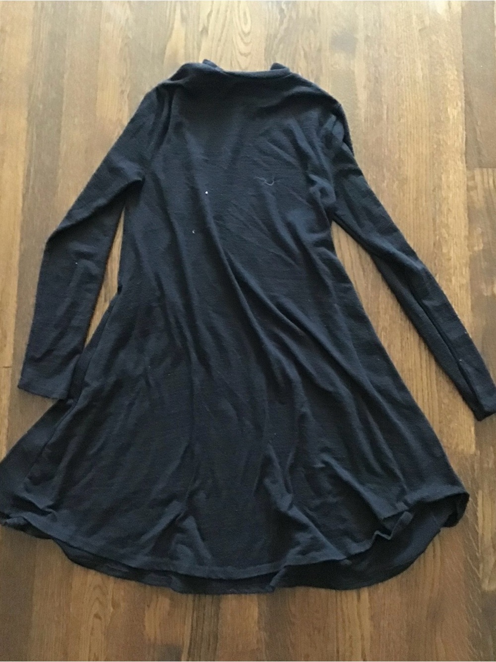 Abercrombie & Fitch Black Long Sleeve A-Line Women's Dress size S